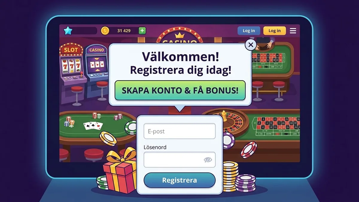 Registrera dig med bonus